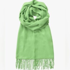 Unisex Large Lightweight Soft Silky Real Cashmere Shawl Wrap Scarf -mint